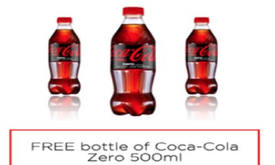 Free Bottle of Coke Zero